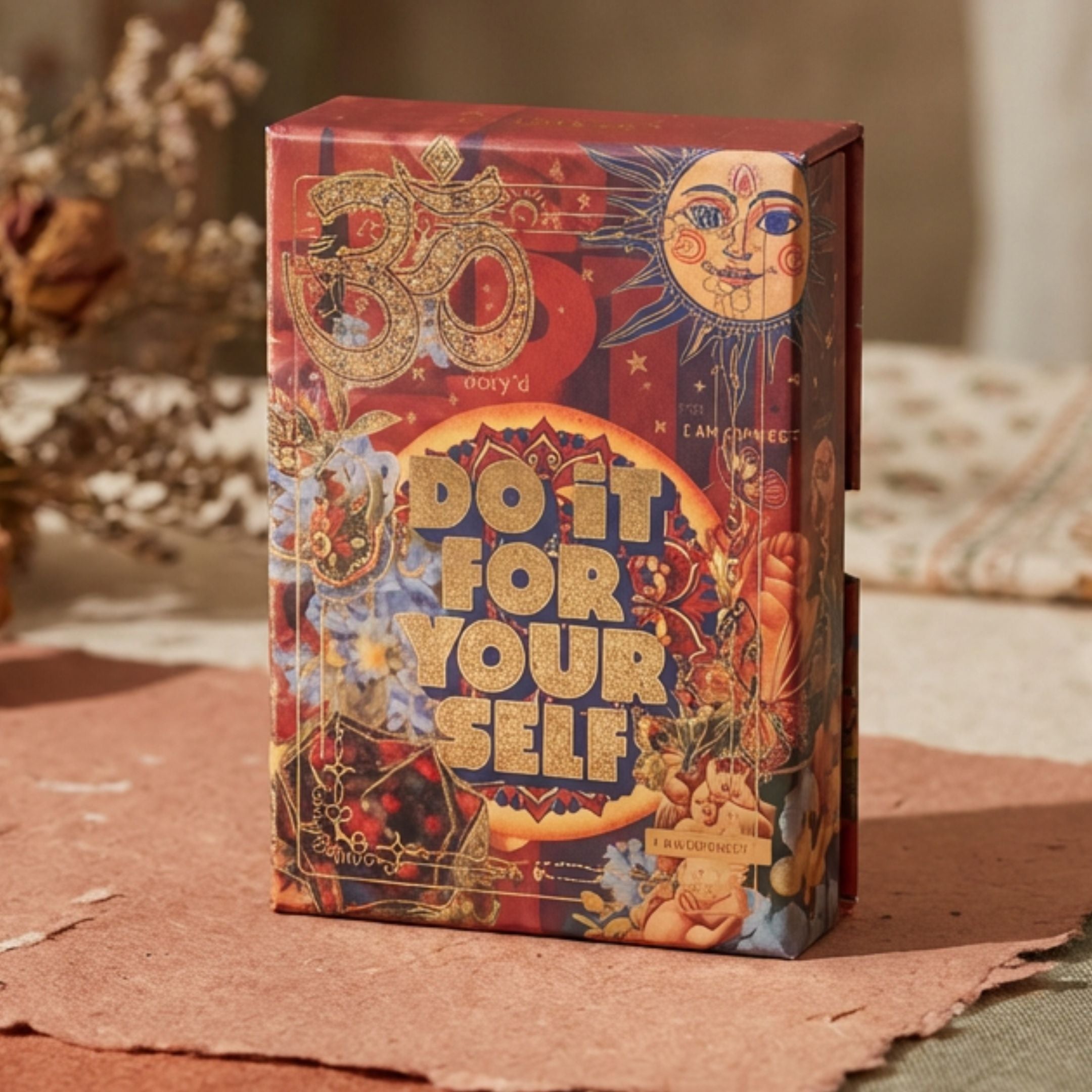 Manifestation affirmation cards with empowering messages for self-love, healing, and daily guidance.